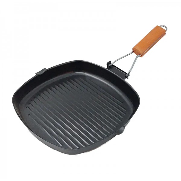 Lve Xinmao Tigaie Grill Fier+coada 28cm 514-7 Lve Xinmao Tigaie Grill Fier+coada 28cm 514-7