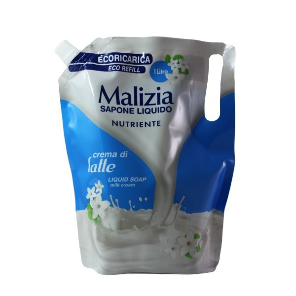 Malizia Sapun Lichid Rezerva Milk Cream 1000ml 10/bax