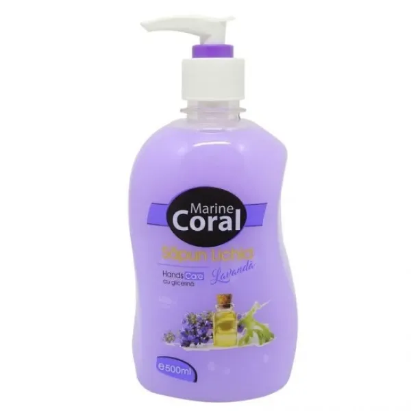 Marine Coral Sapun Lichid Pompita Lavanda 500ml 12/bax