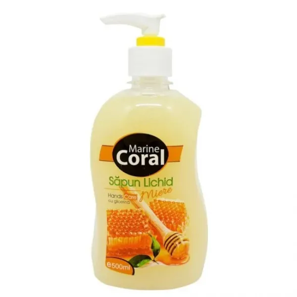 Marine Coral Sapun Lichid Pompita Miere 500ml 12/bax