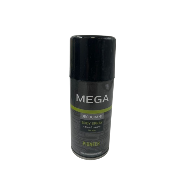 Mega Deodorant Spray Men Pioneer 150ml 6/bax