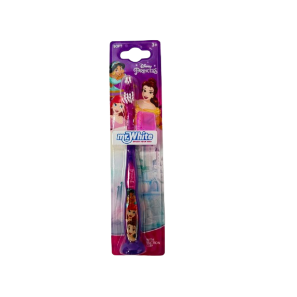 Mr.white Periuta Dinti Kids 3+ Cu Ventuza Princess 12/bax