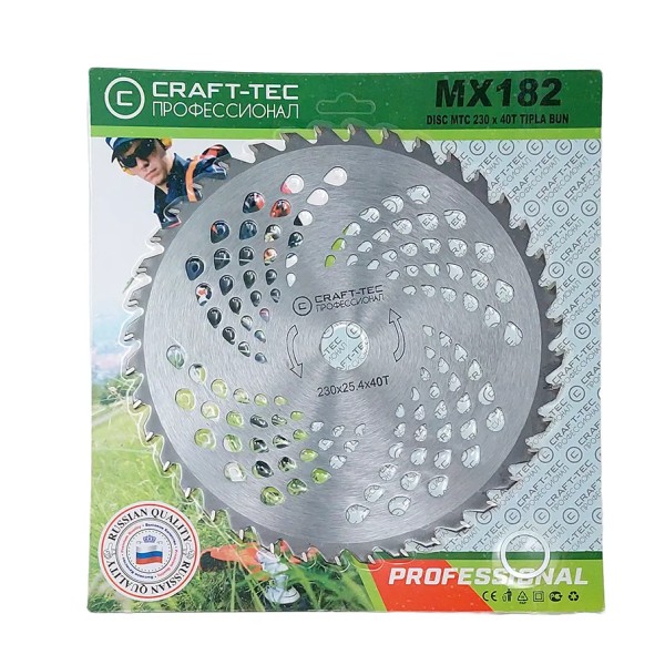 Mxm Disc Motocoasa Cu Dinti Craft-tec Mxm182