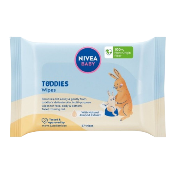 Nivea Baby Servetele Umede Toddies 57buc 12/bax