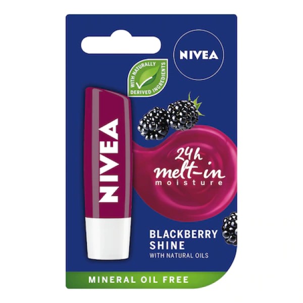 Nivea Balsam Buze Blackberry Shine 4.8gr 12/bax