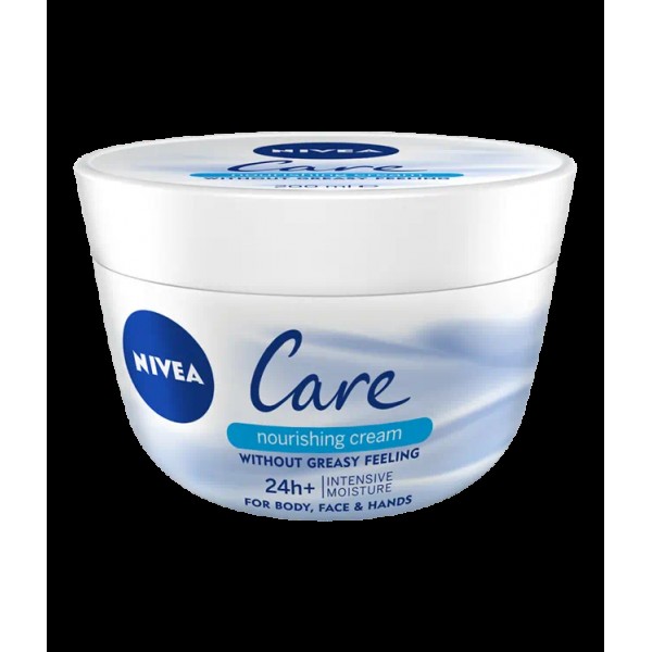 Nivea Crema Care Face/body/hands Nourishing 200ml 24/bax