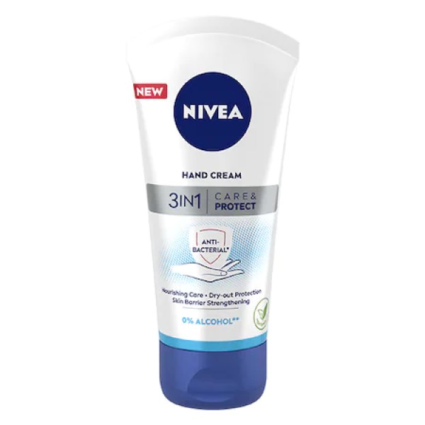 Nivea Crema Maini 3in1 Care&protect 75ml 12/bax