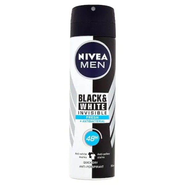 Nivea Deo Men Black&white Fresh 150ml 30/bax