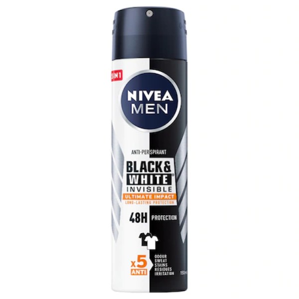 Nivea Deo Men Black&white Ultimate Impact 150ml 6buc/set 30/bax