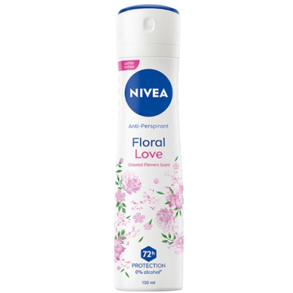 Nivea Deo Women Floral Love Oriental Flowers 150ml 30/bax