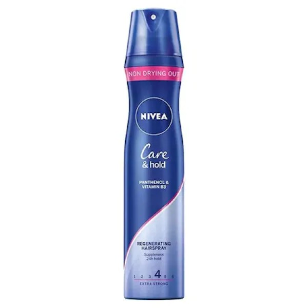 Nivea Fixativ Care&hold Extra Strong Nr.4 250ml 12/bax
