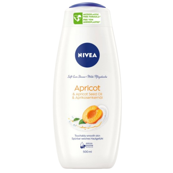 Nivea Gel Dus Apricot&seed Oil 500ml 6buc/set 12/bax