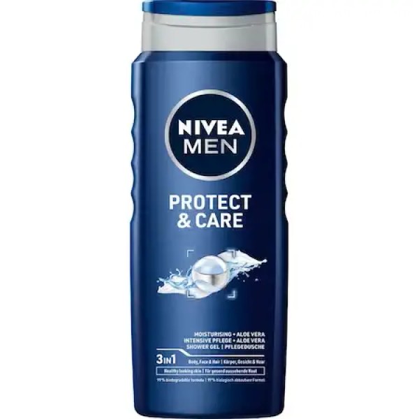 Nivea Gel Dus Men Protect&care 500ml 6buc/set 12/bax