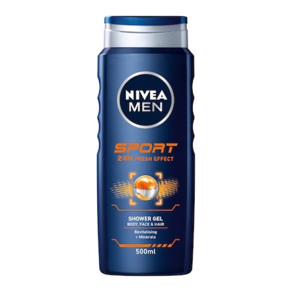Nivea Gel Dus Men Sport 500ml 6buc/set 12/bax