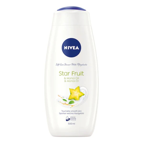 Nivea Gel Dus Star Fruit 500ml 6buc/set 12/bax