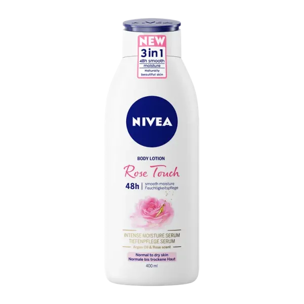 Nivea Lotiune Corp Rose Touch 5in1 400ml 12/bax