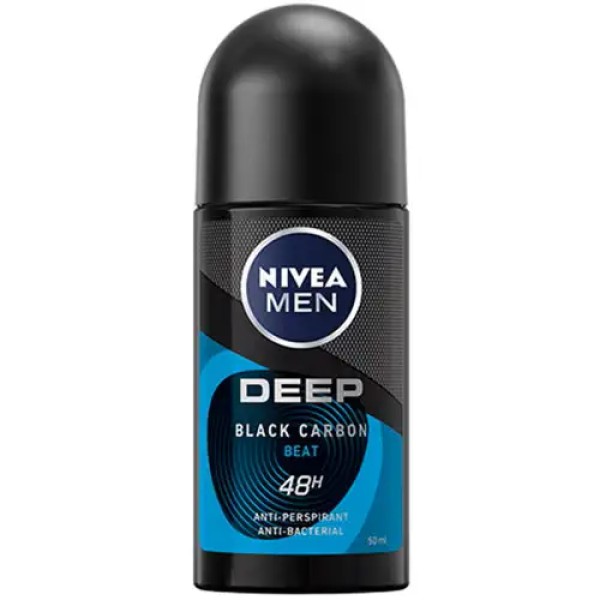 Nivea Roll-on Men Black Carbon Deep Beat 50ml 6buc/set 30/bax