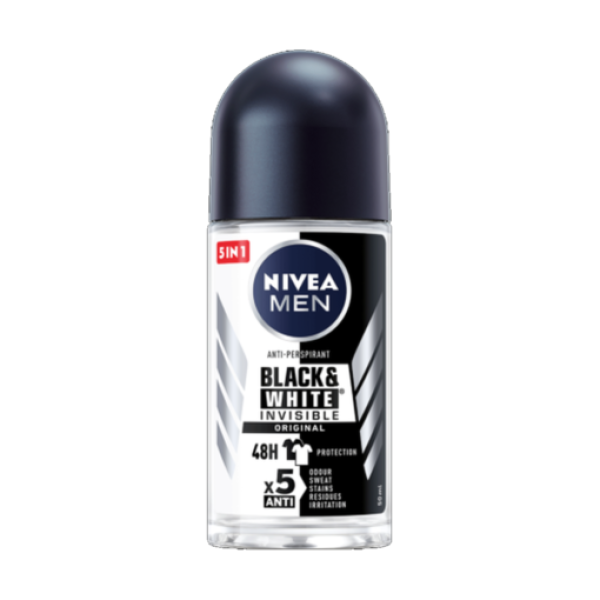 Nivea Roll-on Men Black&white Original 50ml 30/bax