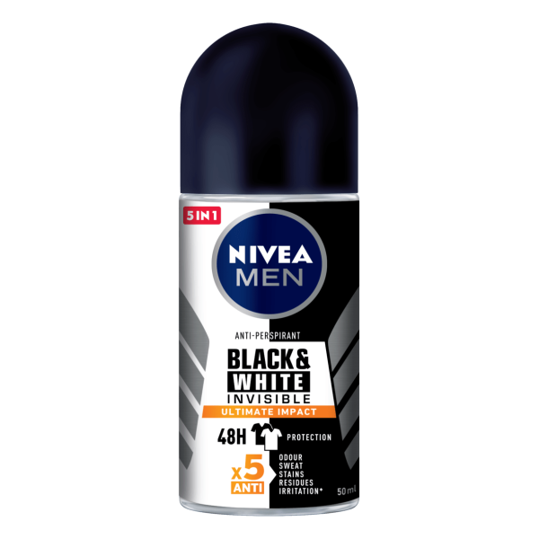 Nivea Roll-on Men Black&white Ultimate Impact 50ml 6buc/set 30/bax