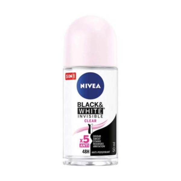 Nivea Roll-on Women Black&white Clear 50ml 30/bax
