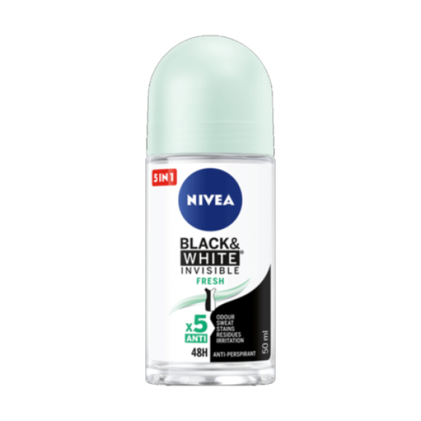 Nivea Roll-on Women Black&white Fresh 50ml 30/bax