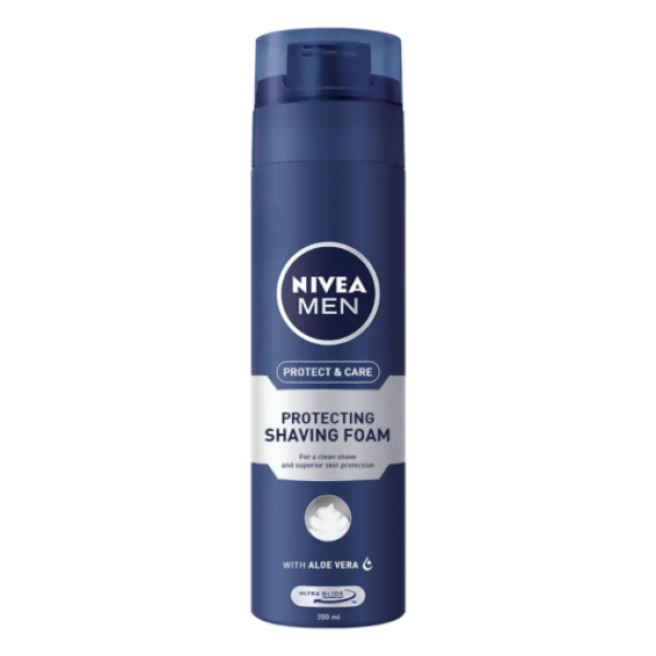 Nivea Spuma Ras Protect&care 200ml 12/bax