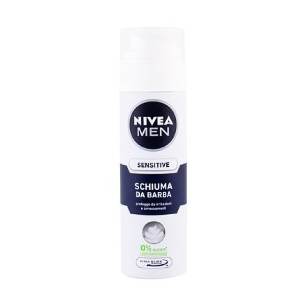 Nivea Spuma Ras Sensitive 200ml 12/bax