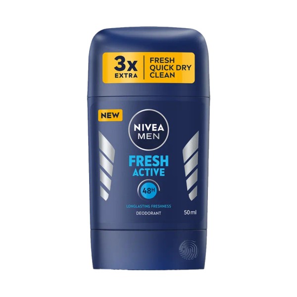 Nivea Stick Men Antiperspirant Fresh Active 50ml 5buc/set 15/bax