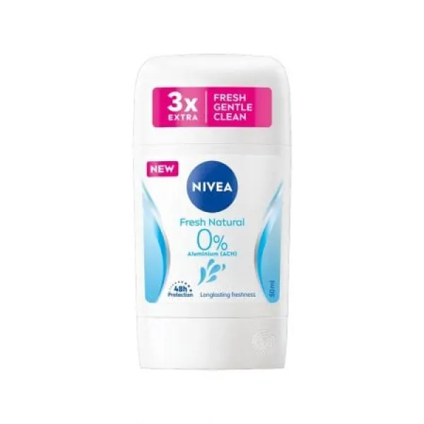 Nivea Stick Women Antiperspirant Fresh Natural 50ml 5buc/set 15/bax