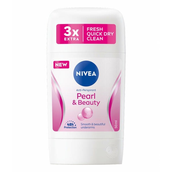 Nivea Stick Women Antiperspirant Pearl&beauty 50ml 5buc/set 15/bax