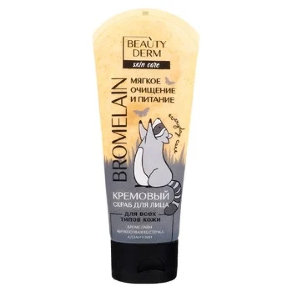 Np Beauty Derm Scrub Facial Bromelain 75ml 20/bax