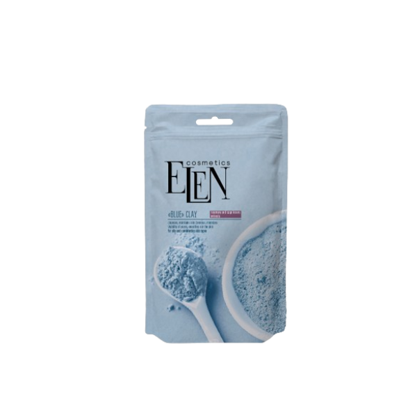 Np Elen Masca Faciala Pudra Argila Albastra 40gr/8set