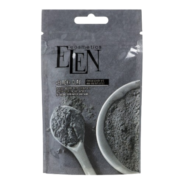 Np Elen Masca Faciala Pudra Argila Neagra Cu Carbune 40gr/8set