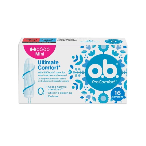 O.b. Tampoane Procomfort Mini 16buc 6/set 24/bax