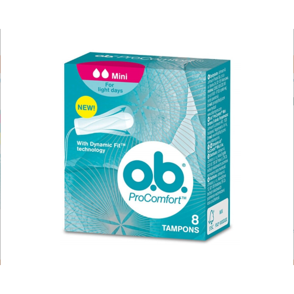 O.b. Tampoane Procomfort Ultimate Comfort Mini 8buc 24/bax