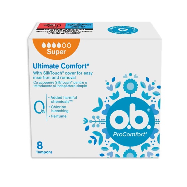 O.b. Tampoane Procomfort Ultimate Comfort Super 8buc 24/bax