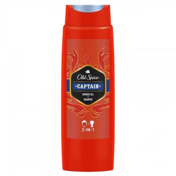 Old Spice Gel Dus 2in1 Captain 250ml 6/set
