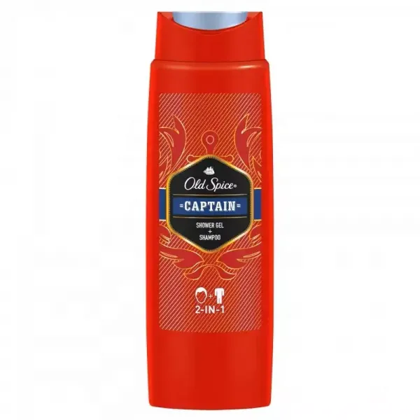 Old Spice Gel Dus 2in1 Captain 400ml 6/set