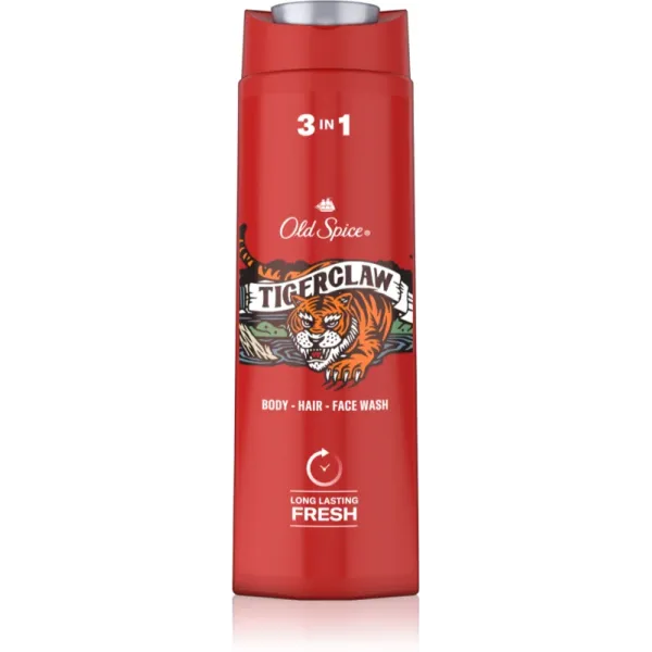 Old Spice Gel Dus 3in1 Tiger Claw 400ml 6/set
