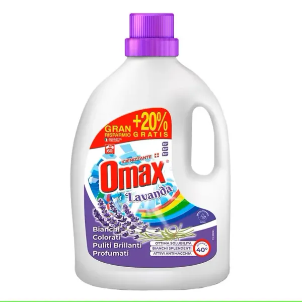 Omax Igienizzante Detergent Lichid Lavanda 1764ml 8/bax