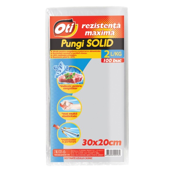 Oti Pungi Alimentare Solid 2kg 100/set 48/bax