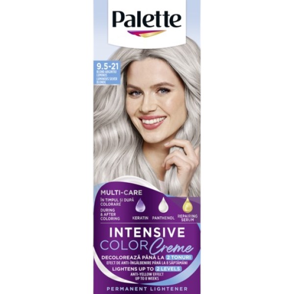 Palette Vopsea Par 9.5-21 Blond Argintiu Luminos 10/bax