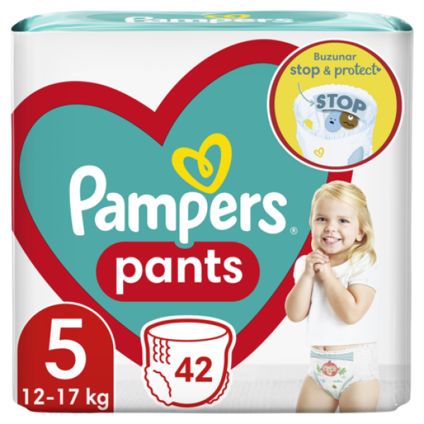 Pampers Pants Baby Nr.5 12-17kg 42buc/set 3/bax
