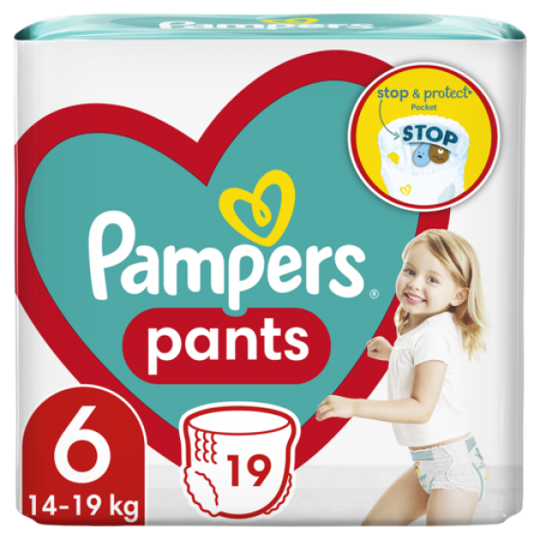 Pampers Pants Baby Nr.6 15+kg 19buc/set 4/bax