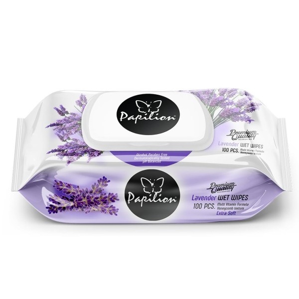 Papilion Servetele Umede Lavender 100buc 18/bax