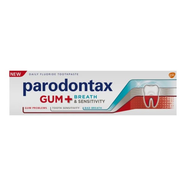 Parodontax Pasta Dinti Gum&breath Sensitivity 75ml 12/bax