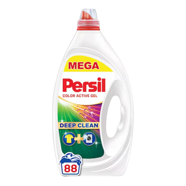 Persil Detergent Lichid Mega Active Gel Color 88 Spalari 3.96l 4/bax