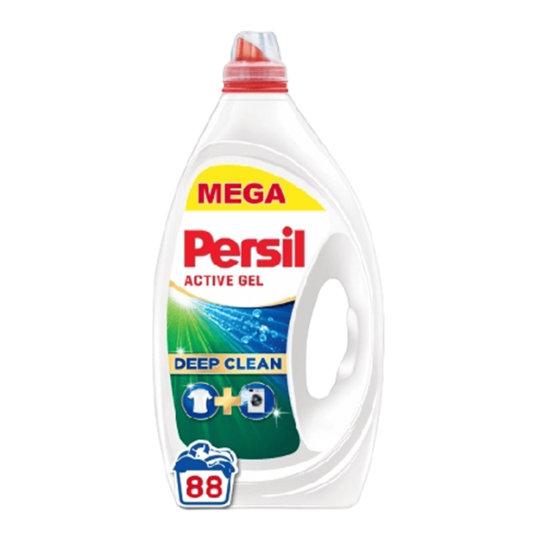 Persil Detergent Lichid Mega Active Gel Deep Clean 88 Spalari 3.96l 4/bax