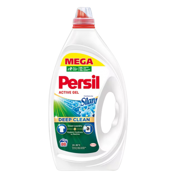 Persil Detergent Lichid Mega Active Gel Silan 88 Spalari 3.96l 4/bax
