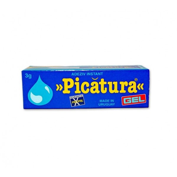 Picatura Adeziv Gel 3ml 6buc 40/bax